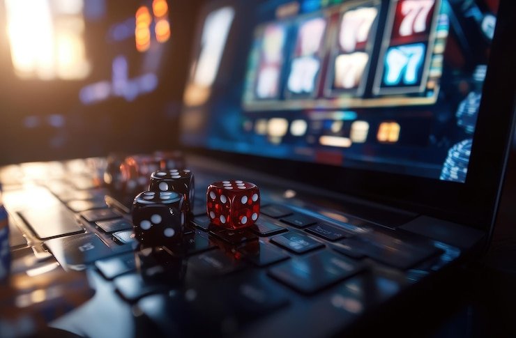 Live dealer at Free Bet Blackjack table showing card deal